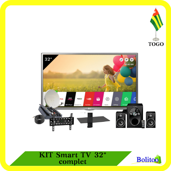 Kit Smart TV 32" complet