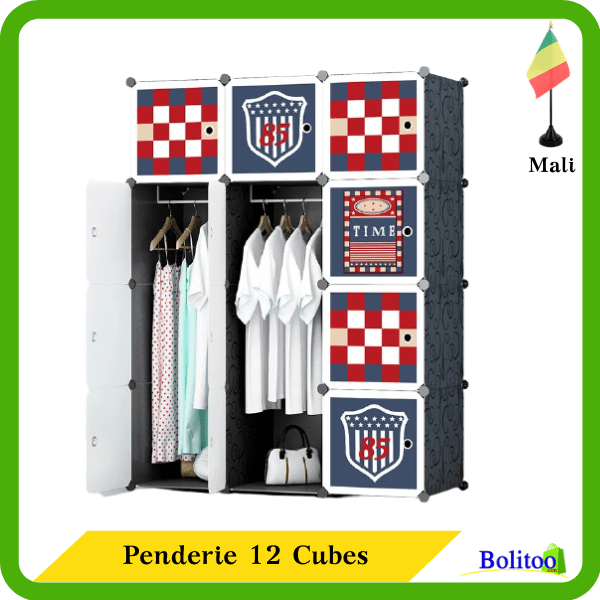 Penderie 12 Cubes