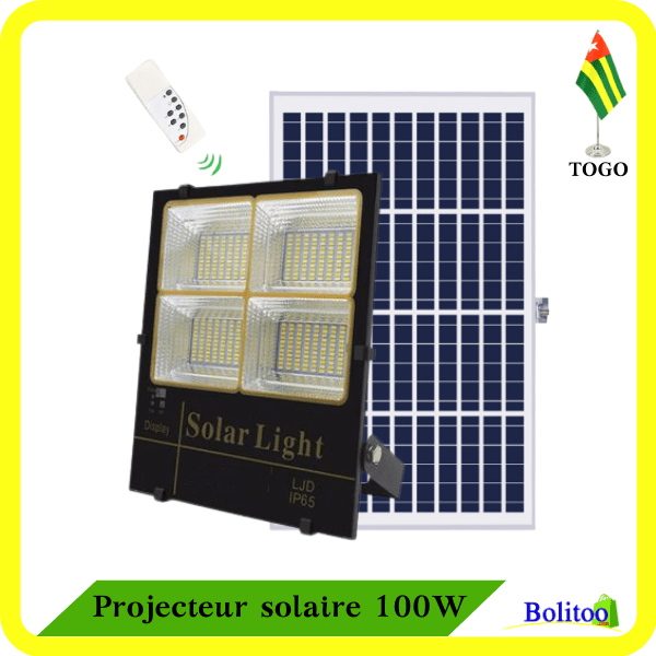 Projecteur led 100W solaire