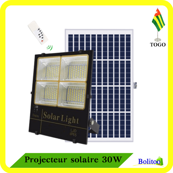 Projecteur solaire LED Bee 300W 3900Lm 3000ºK IP66 - CristalRecord