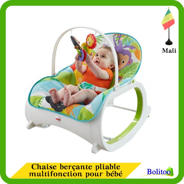 Chaise berçante pour bébé multifoncoire, shaker pour nourrissons, chaises  swing inclinables musicales