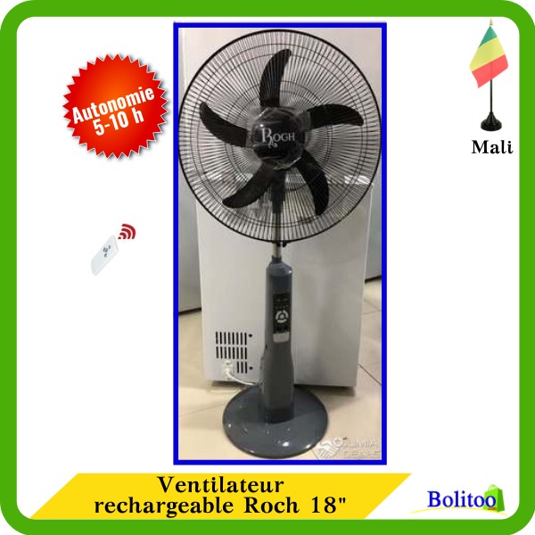 Ventilateur Rechargeable ROCH
