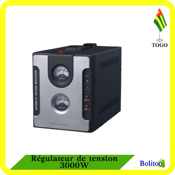 Régulateur/Stabilisateur 3000 VA – Régulateur Automatique De Tension - 2024  - TOGO INFORMATIQUE