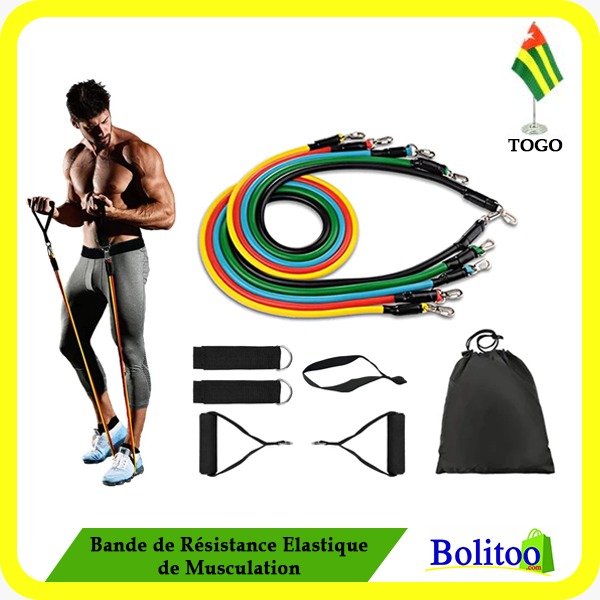 Bande Élastique Fitness,Bande de Résistance Élastique,Bandes Elastiques  Musculation,Élastique Musculation,Bandes de Résistance Fitness Elastique  pour