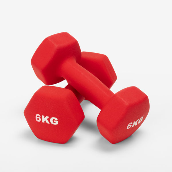 Paire Haltères de 6kg (Poids pour Musculation)