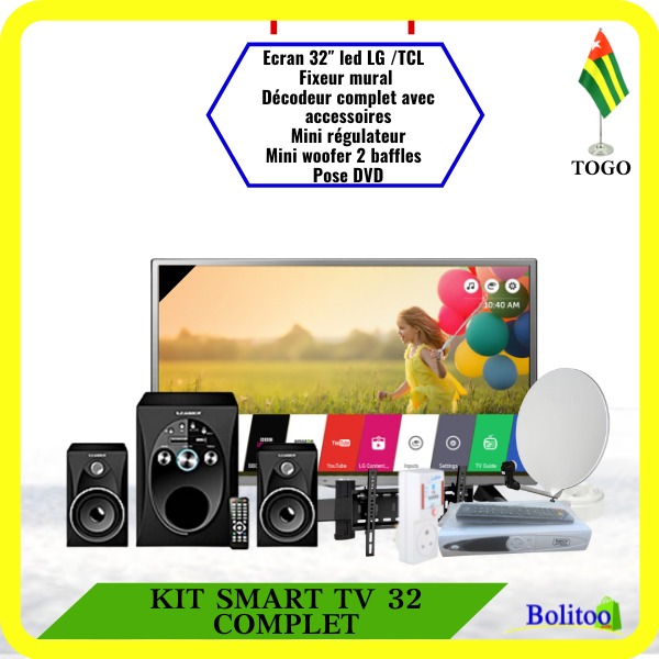 Kit Smart TV 32 complet