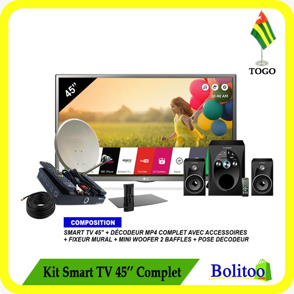 Kit Smart TV 45