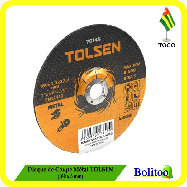 Disque de Coupe Métal TOLSEN