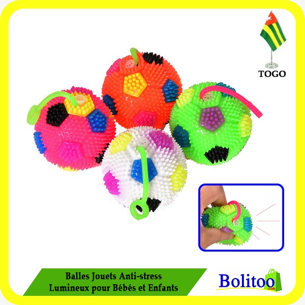 Balles Anti-Stress Colorées Fidget Balls, 4PCS Boule pour Enfant