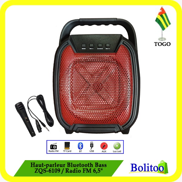 Haut-parleur Bluetooth Bass ZQS-6109
