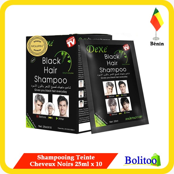 Shampooing Teinte Cheveux noirs 25ml x 10