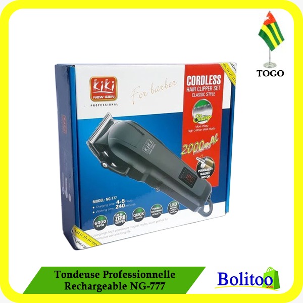 Tondeuse Professionnelle Rechargeable NG-777