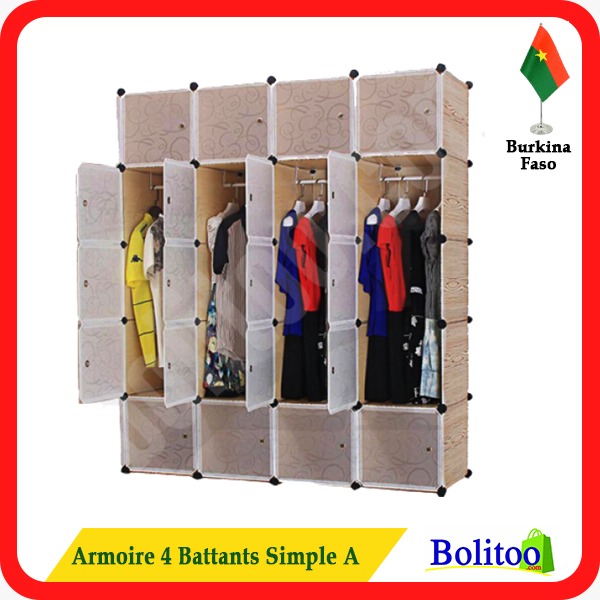 Armoire 4 Battants Simple