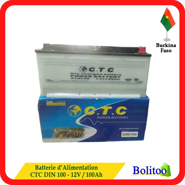 Batterie d'Alimentation CTC DIN 100 - 12V
