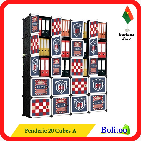 Penderie 20 Cubes