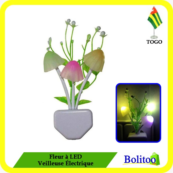 Fleur à LED Veilleuse Électrique