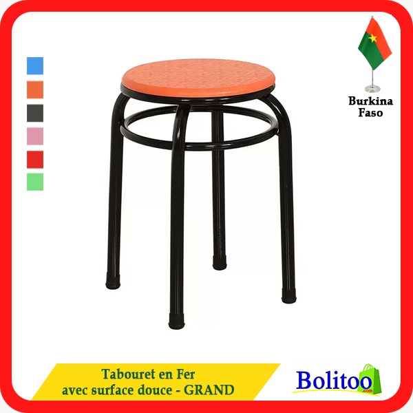 Tabouret en Fer avec surface douce