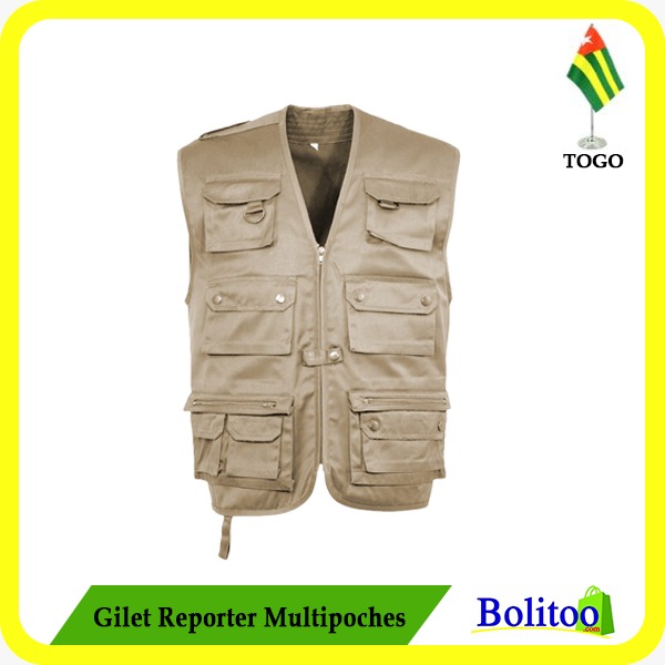 Gilet Reporter Multipoches