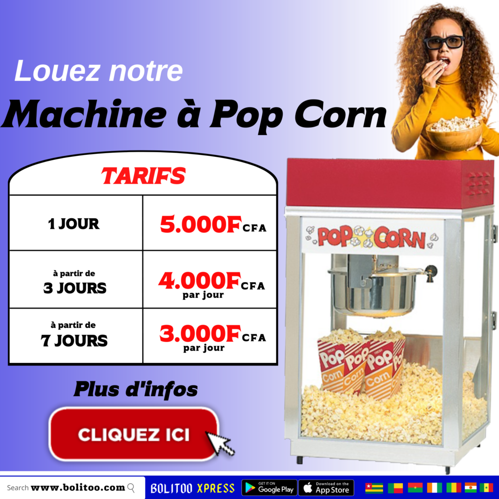 Pop-corn à louer