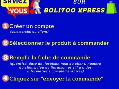 Comment commander sur Bolitoo Xpress?