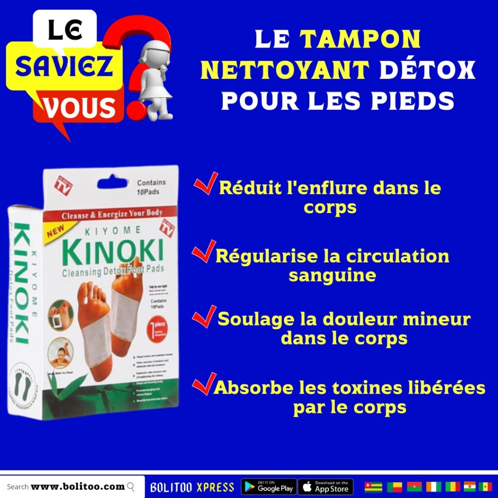 Le Tampon Nettoyant Détox pour les Pieds