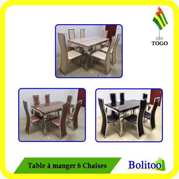 Table à Manger avec 6 Chaises