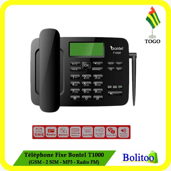 Téléphone Fixe Bontel T1000