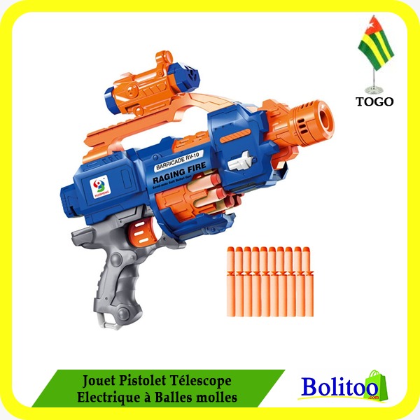 Pistolet Jouet Avec Balles Souples EVA - Chargeur Éjectable, Tir Jusqu'à 10 M | Pour Enfants 12+ Ans
