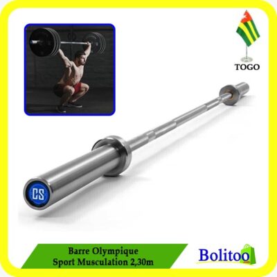 Barre En T Pour Barre Olympique 5,1 Cm – Acier Carbone, Antidérapant, Polyvalent – Pour épaules, Dos Et Jambes