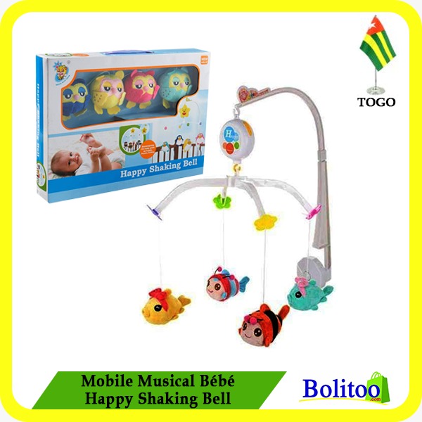 Mobile Musical Bébé Happy Shaking Bell