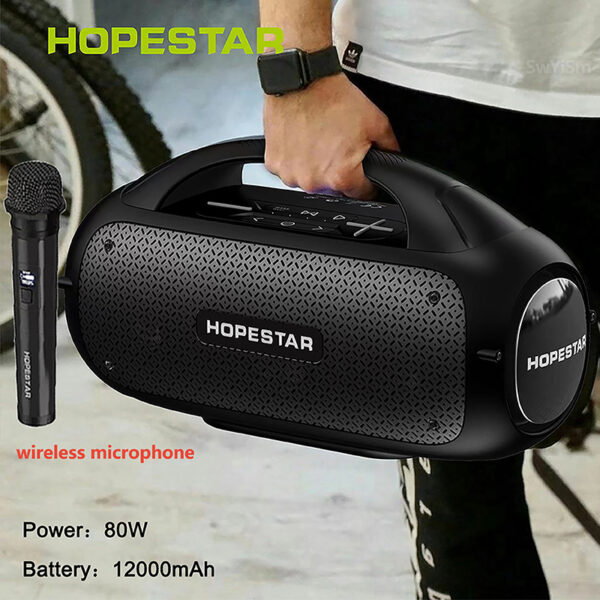 Speaker Bluetooth Hopestar 80W