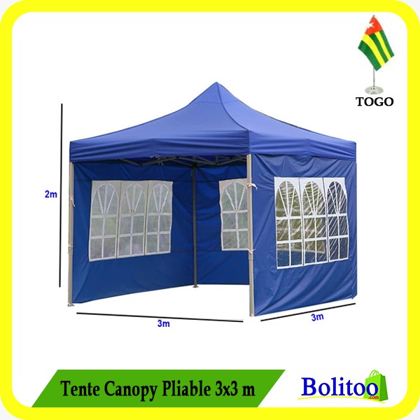 Tente Canopy Pliable 3x3m