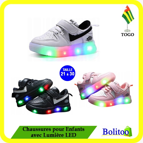 Chaussures pour Enfants avec Lumière LED