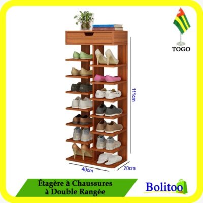 ALLTIDYUP Organisateur De Placard Suspendu 6 Compartiments - Poches En Maille, Structure Renforcée - Blanc, Gain De Place Maximal