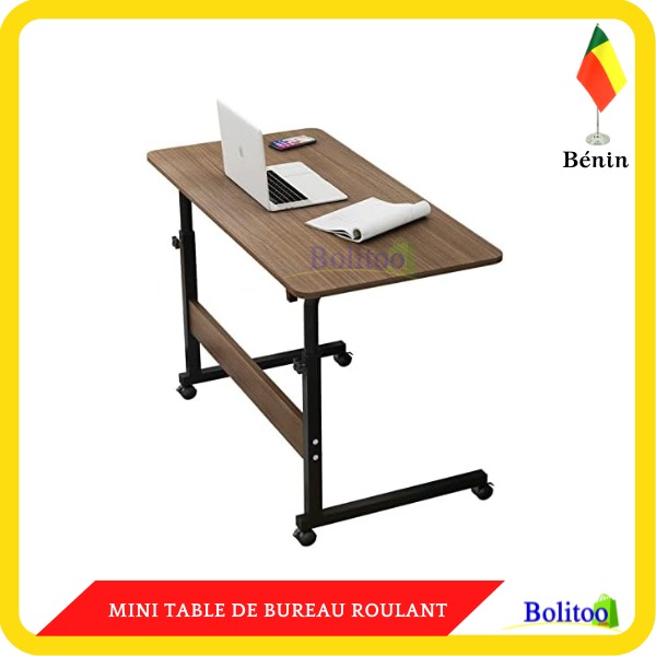 Mini Table de Bureau Roulant