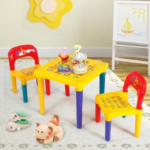 Ensemble Table et Chaise Plastique pour Enfants