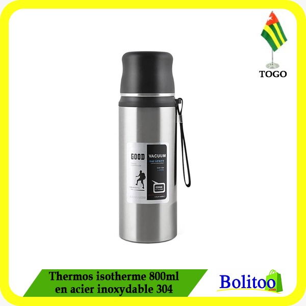 Thermos Isotherme 800ml en Acier Inoxydable 304