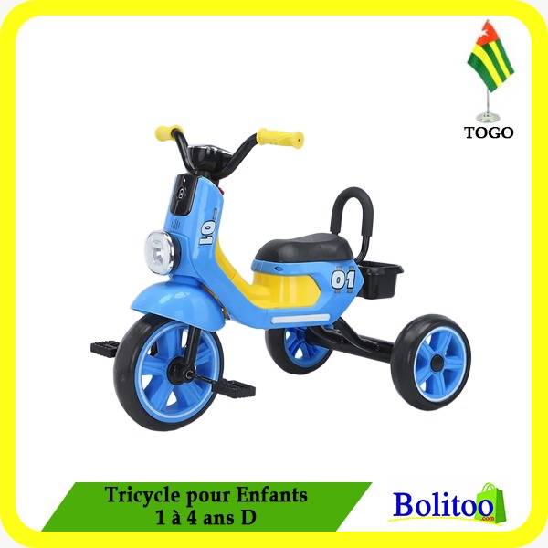 Tricycle pour Enfants 1 à 4 ans D