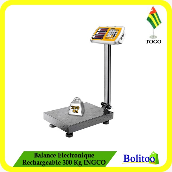 Balance Electronique Rechargeable 300Kg INGCO