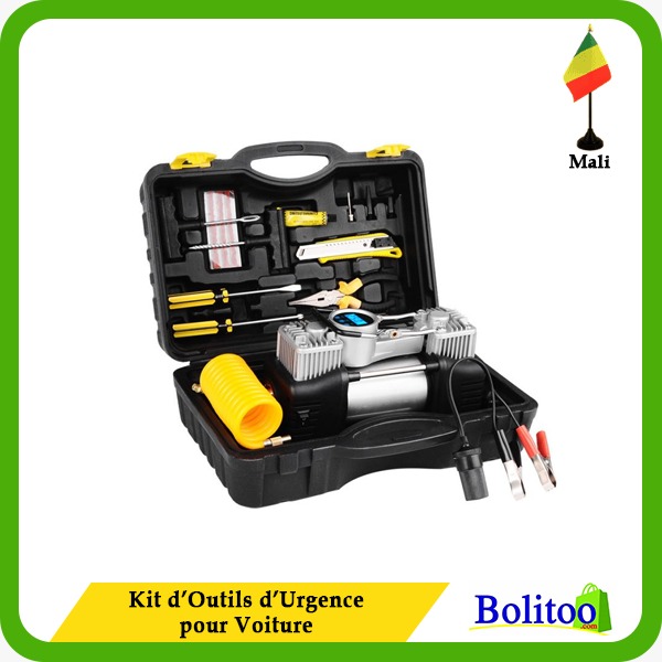 Kit d'outils d'urgence pour voiture 12 en 1, kit d'assistance