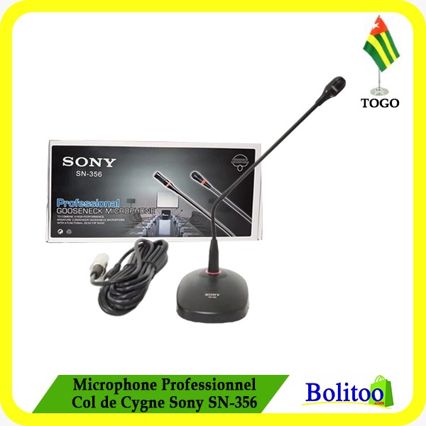 Microphone Professionnel Col de Cygne Sony SN-356