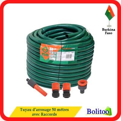 Tuyau D arrosage 50m Avec Raccords tuyau-d-arrosage-50m-avec-raccords