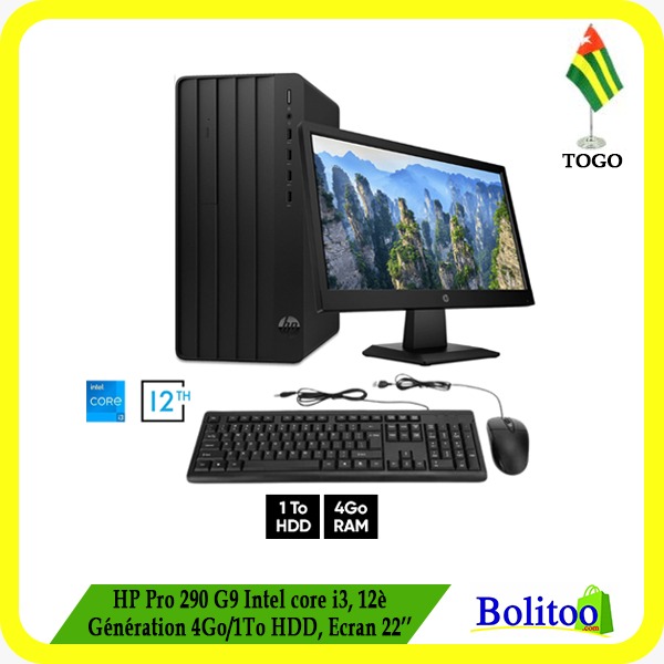 HP Pro 290 G9 Intel core i3