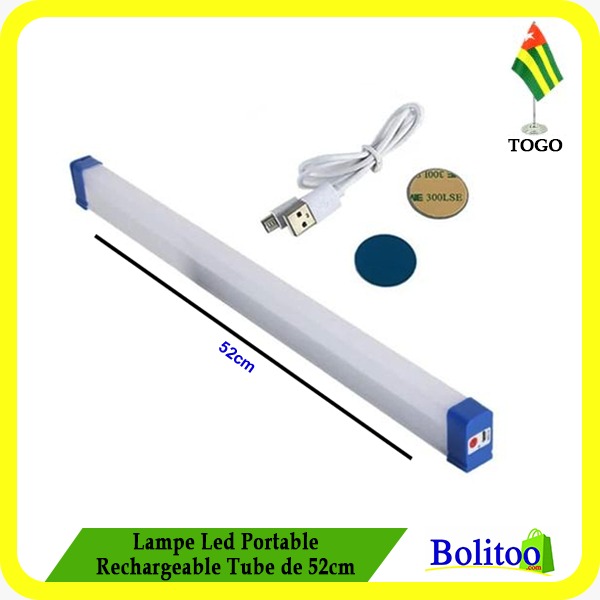 Lampe LED Portable Rechargeable Tube