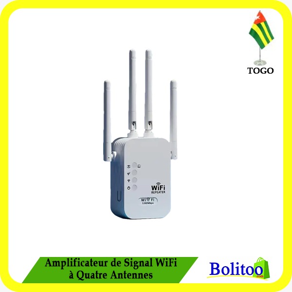 Amplificateur de Signal Wifi à 4 Antennes