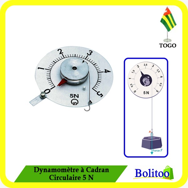 Dynamomètre à Cadran Circulaire 5 N