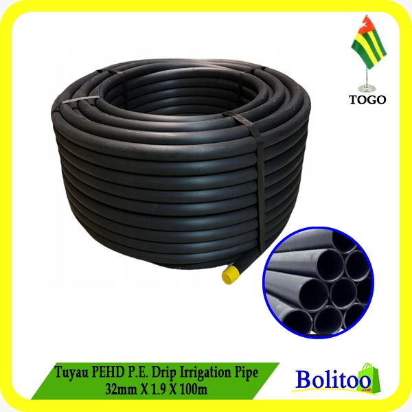 Tuyau PEHD PE Drip Irrigation Pipe