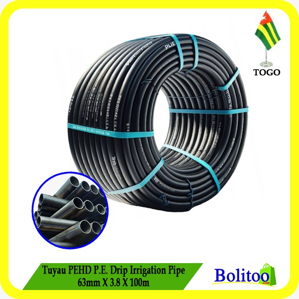 Tuyau PEHD PE Drip Irrigation Pipe