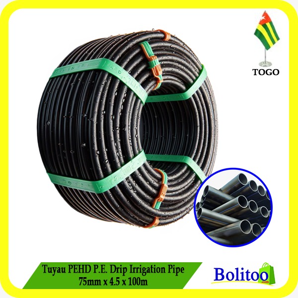 Tuyau PEHD PE Drip Irrigation Pipe