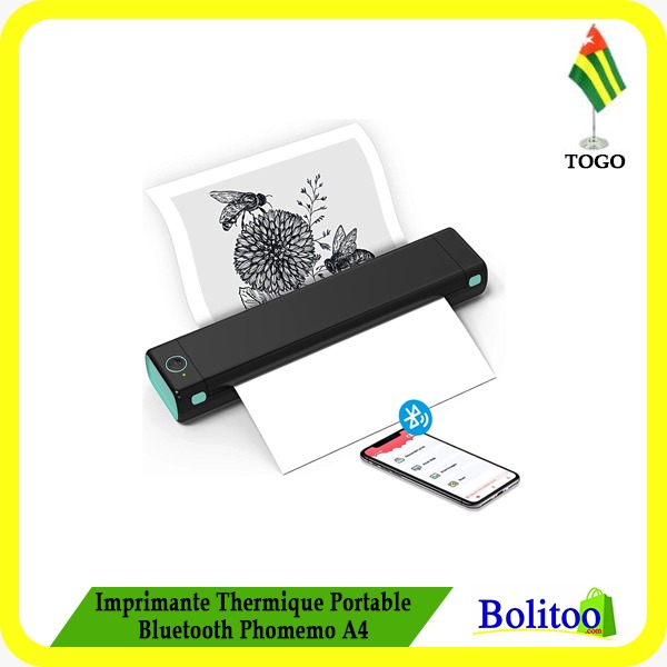 imprimante thermique Portable Bluetooth Phomemo A4